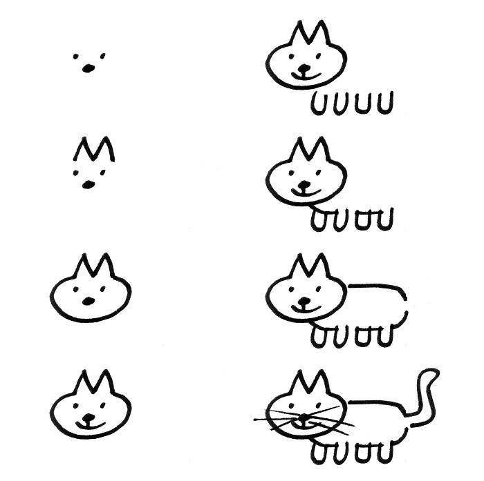 Как нарисовать котенка поэтапно, фото 17