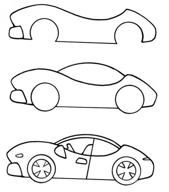 Как нарисовать автомобиль