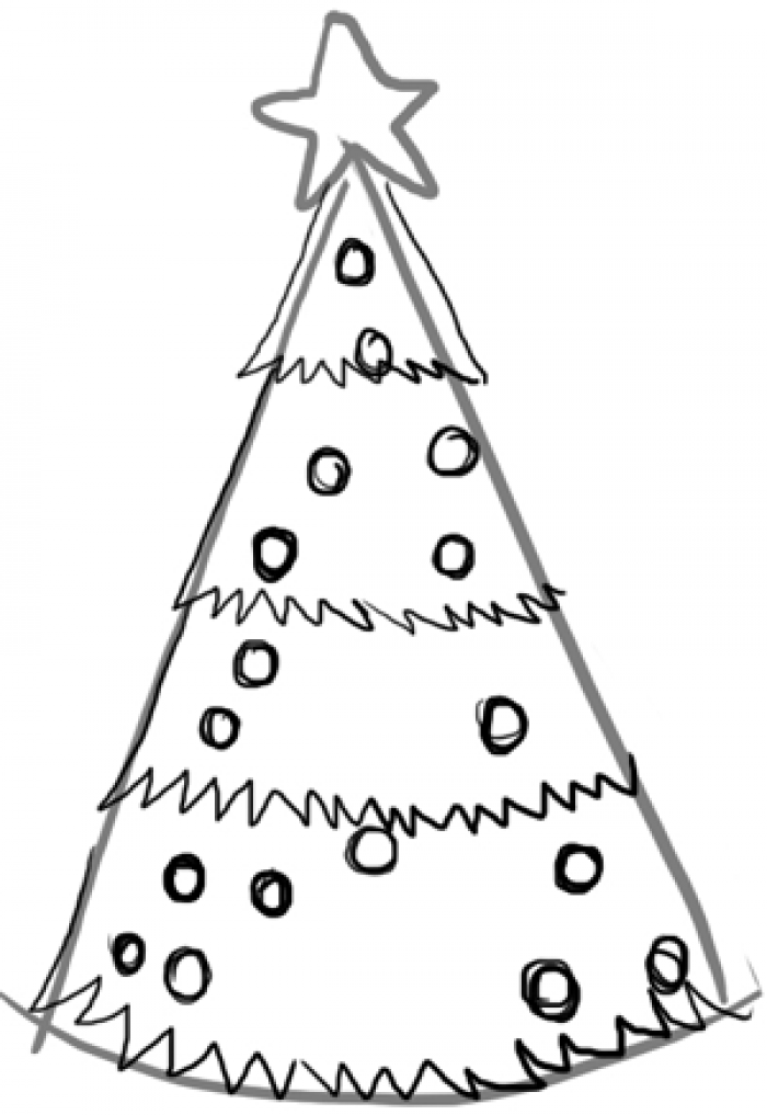 Как нарисовать елку, фото 6
