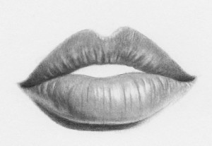 how to draw lips step by step 14