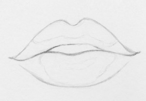 how to draw realistic lips 6