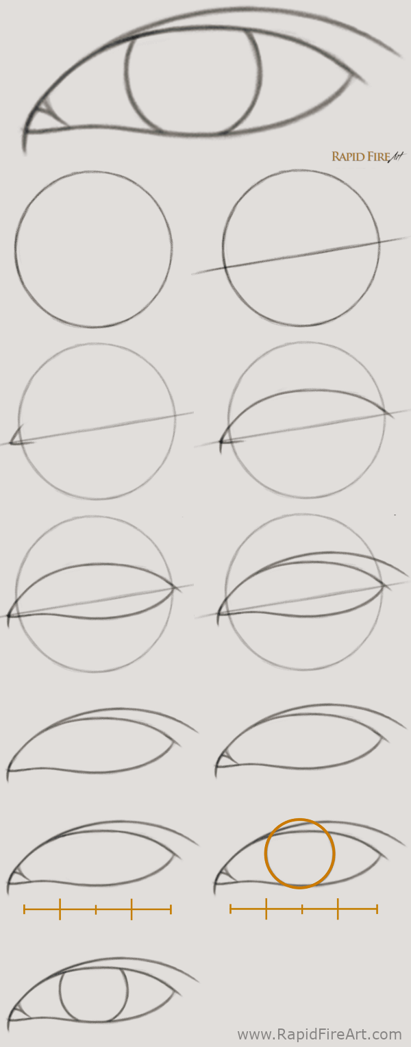 How to Draw Asian Eyes