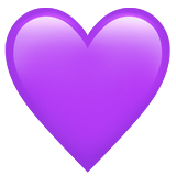 Фиолетовое сердце ВК