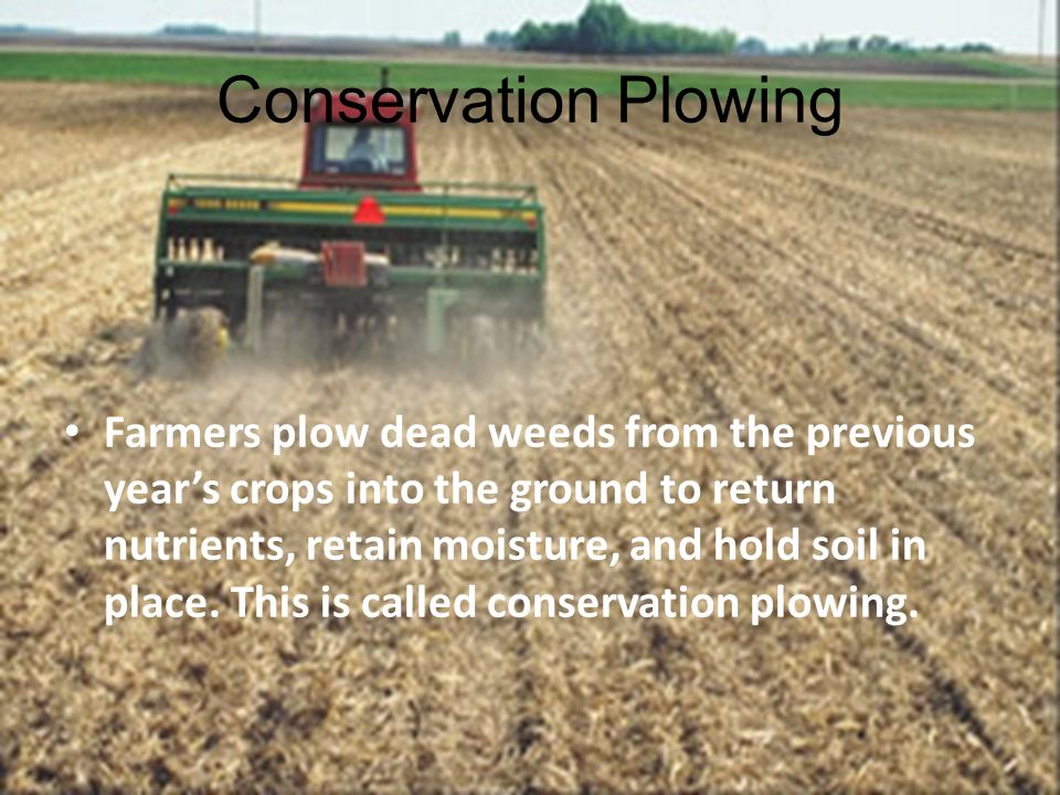 Conservation Plowing