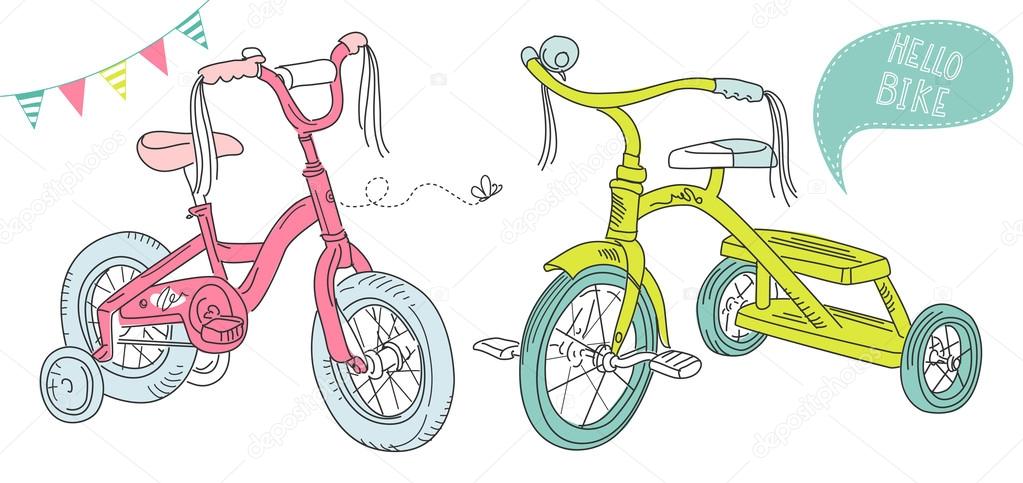 Как нарисовать мальчика на велосипеде карандашом