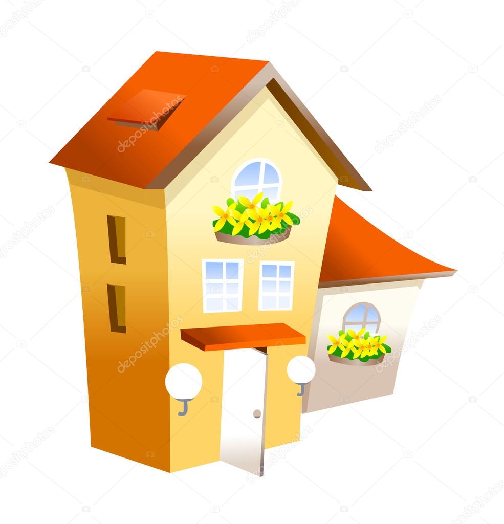 depositphotos 13431561 stock illustration orange building