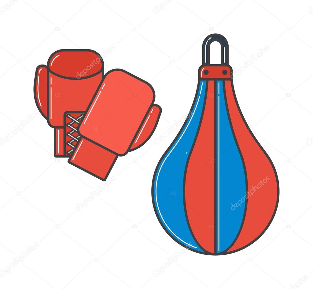 Иллюстрации боксерская груша для детей