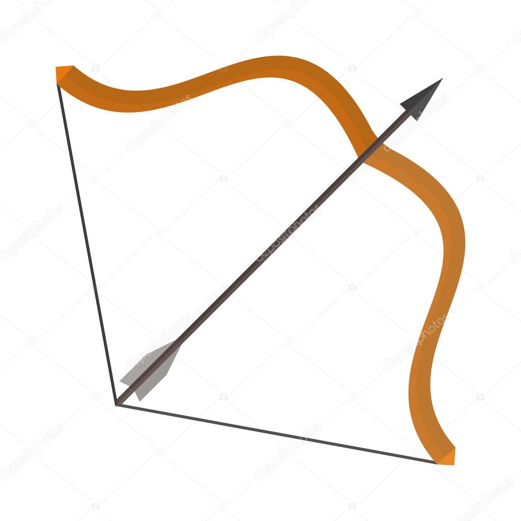 depositphotos 111119604 stock illustration bow and arrows vector illustration