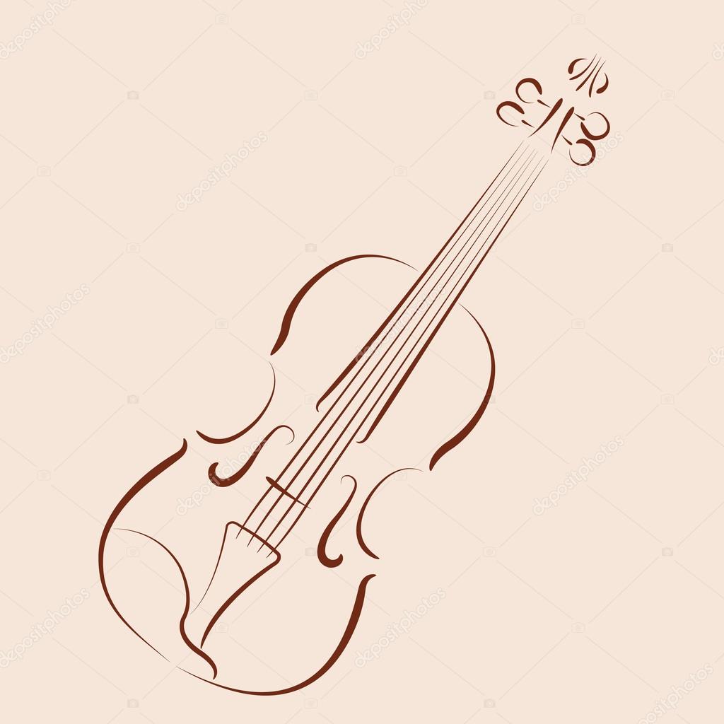 Нарисовать скрипку со своим дизайном
