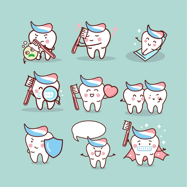 cute cartoon tooth brush concept Royalty Free Stock Vectors