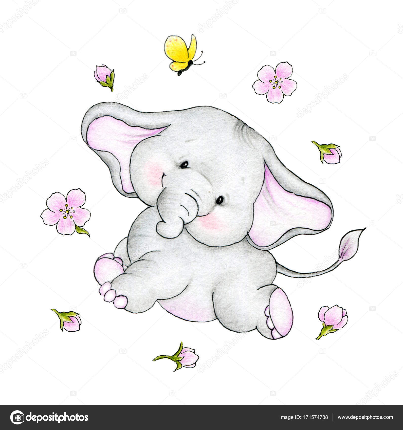 Иллюстрации Shutterstock детские слон