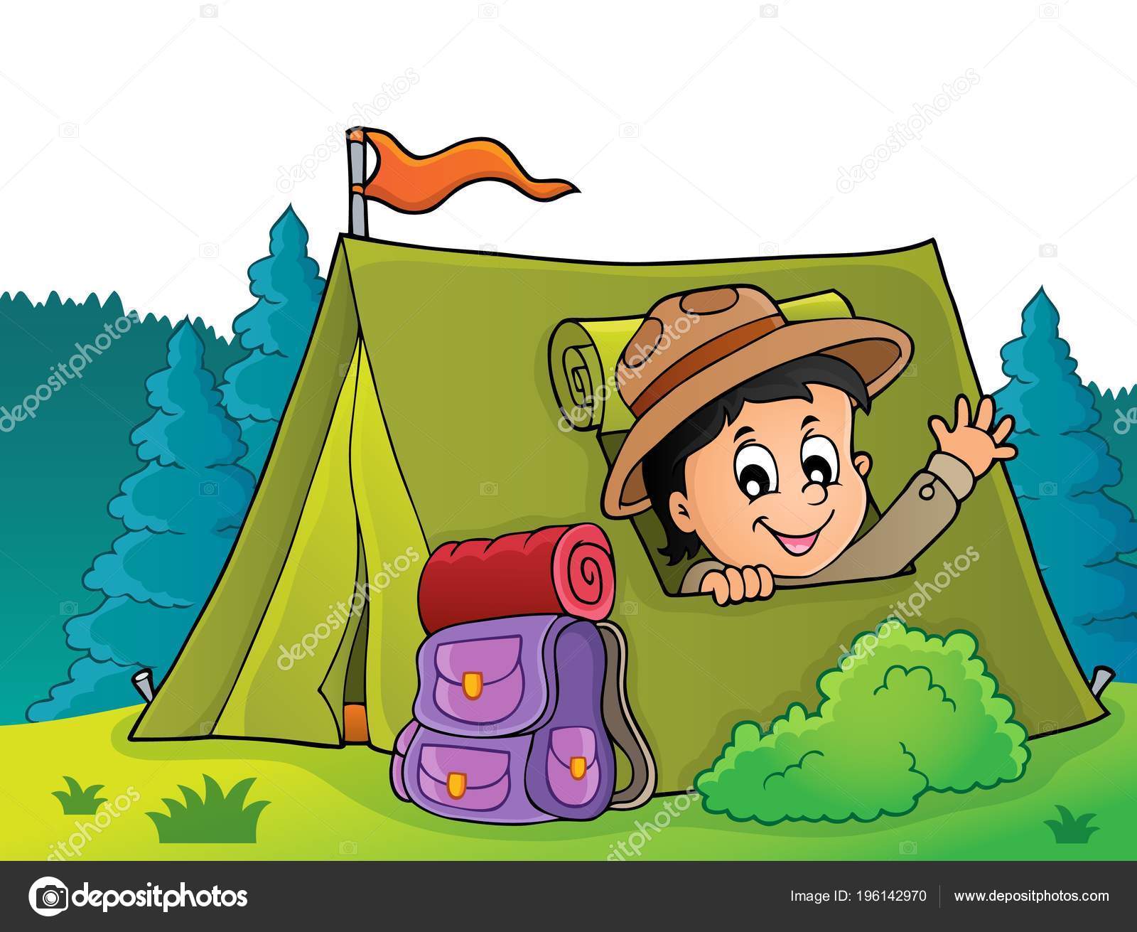 Поход с палатками с детьми