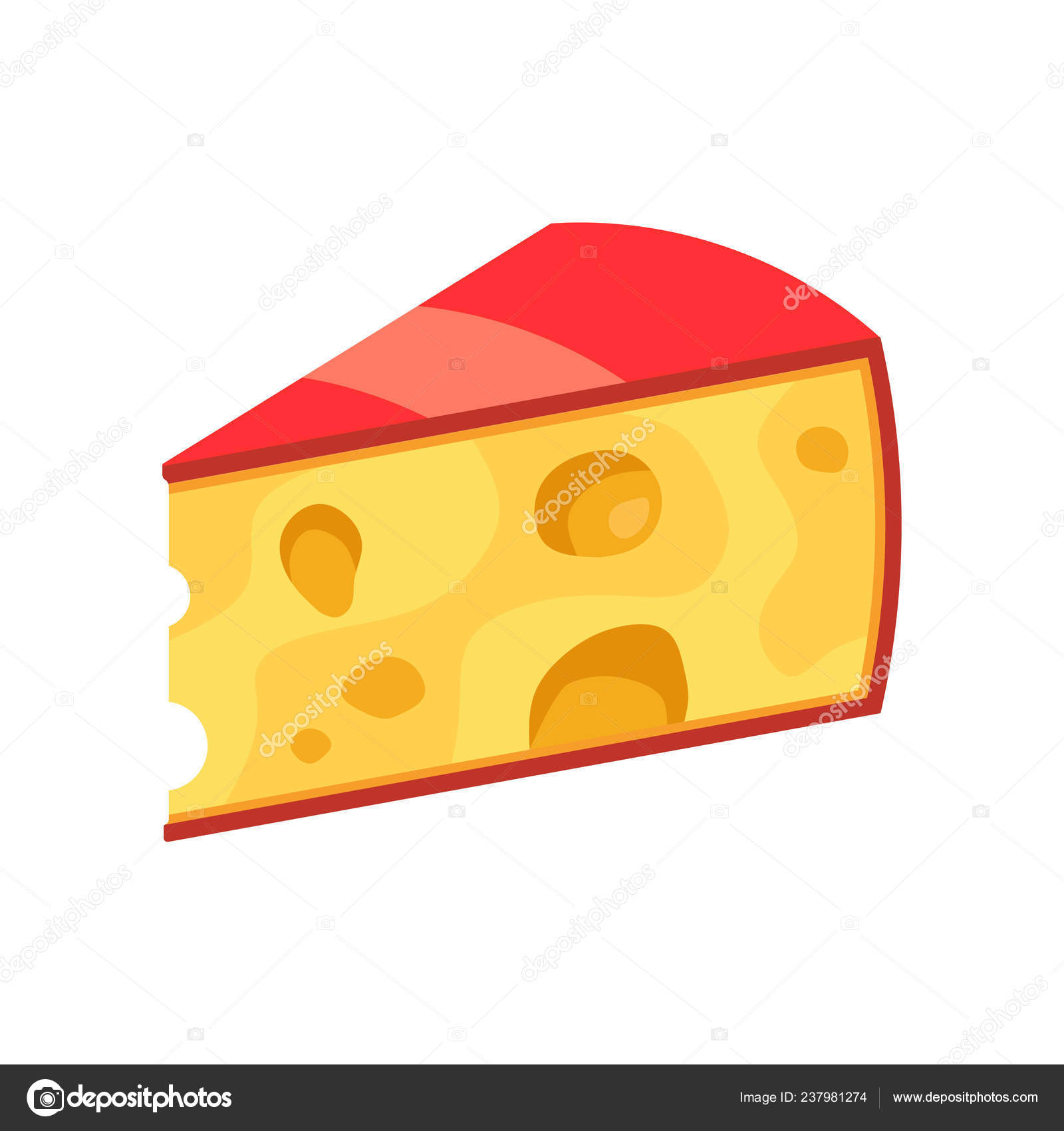 Сыр кусочек на белом фоне