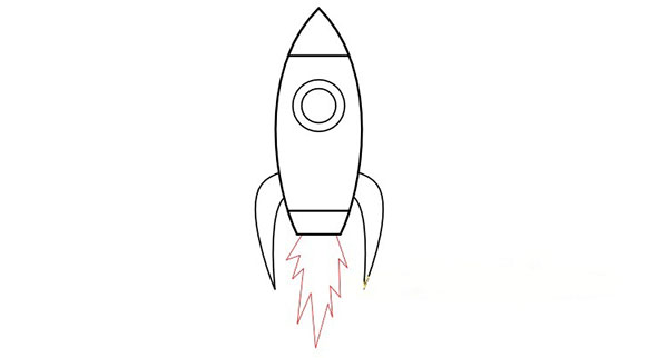 Рисунок на День космонавтики