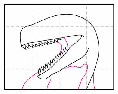 Голова динозавра 6