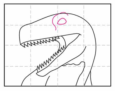 Голова динозавра 7