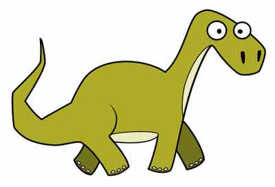 Мультяшный динозавр 7