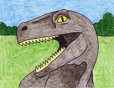 Голова динозавра 9