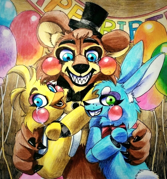 Рисуем мультфильмы 2 fnaf 5