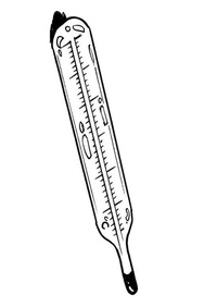 Почвенный термометр рисунок