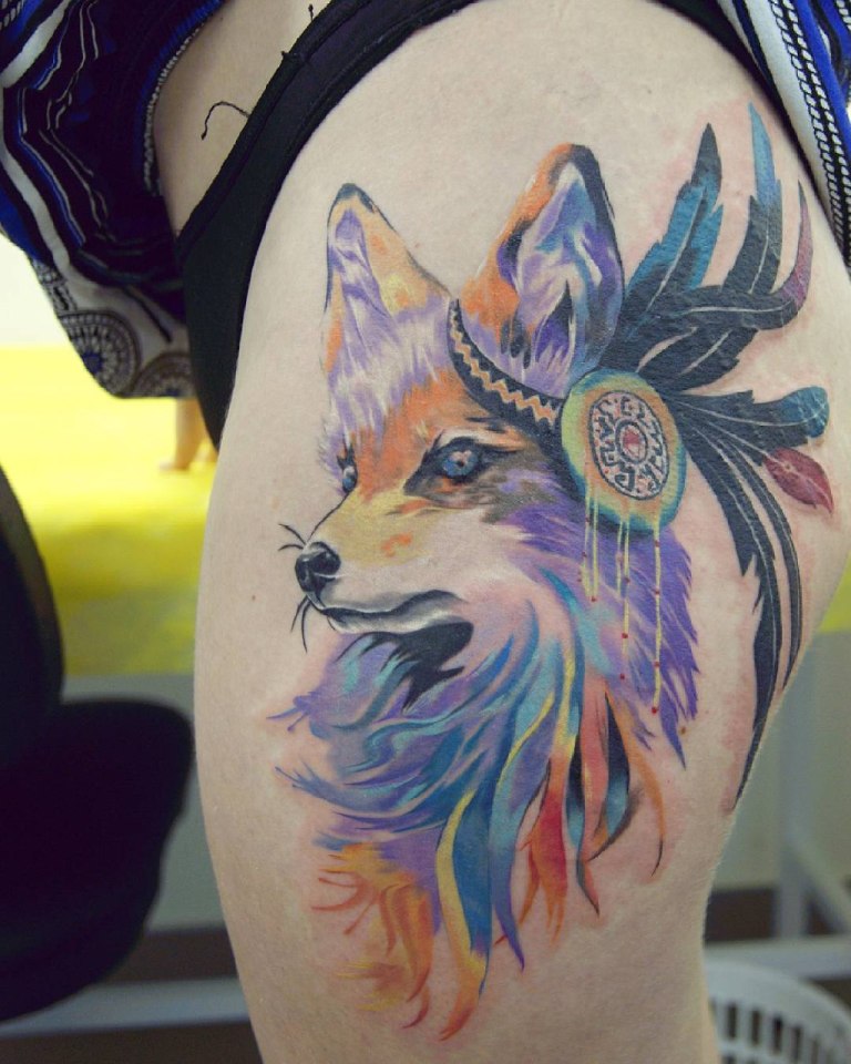 татуировки лисы