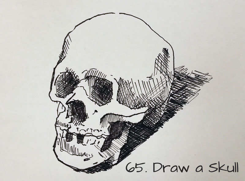 A skull - Drawing idea #65