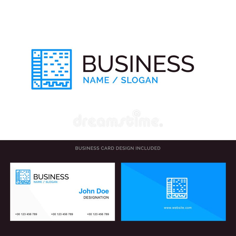 Ableton, Application, Audio, Computer, Draw Blue Business logo and Business Card Template. Front and Back Design stock illustration Ableton, Application, Audio, Computer, Draw Blue Business logo and Business Card Template. Front and Back Design stock illustration