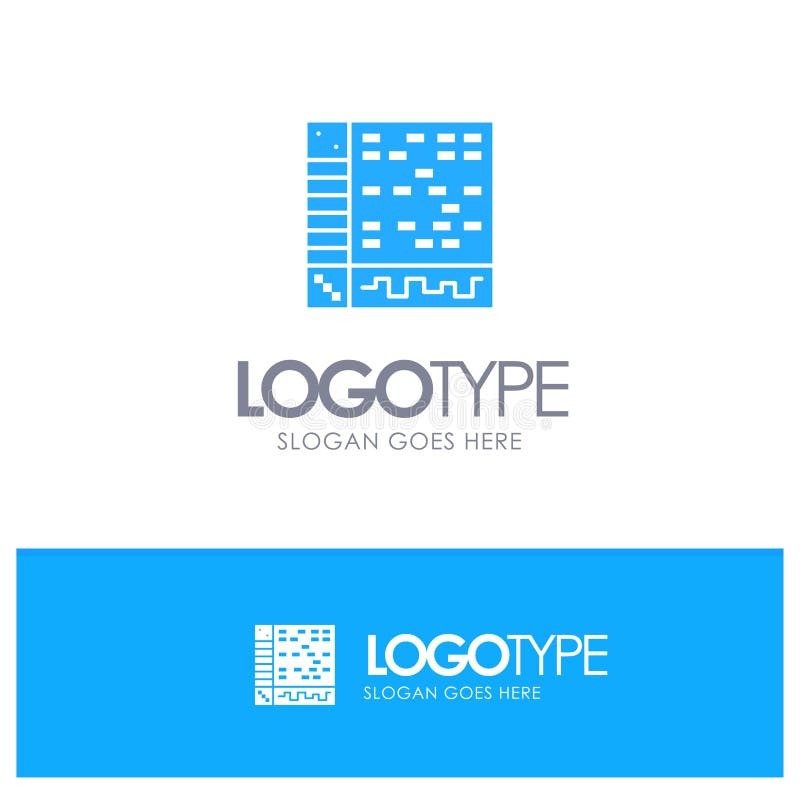 Ableton, Application, Audio, Computer, Draw Blue Solid Logo with place for tagline vector illustration Ableton, Application, Audio, Computer, Draw Blue Solid Logo with place for tagline vector illustration
