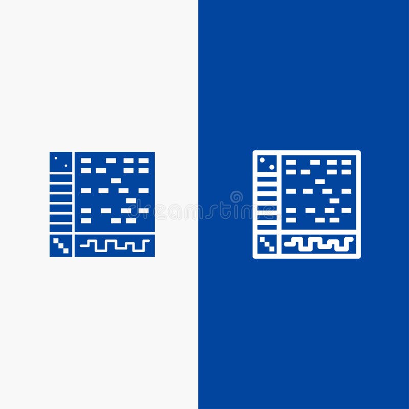 Ableton, Application, Audio, Computer, Draw Line and Glyph Solid icon Blue banner Line and Glyph Solid icon Blue banner royalty free illustration Ableton, Application, Audio, Computer, Draw Line and Glyph Solid icon Blue banner Line and Glyph Solid icon Blue banner royalty free illustration