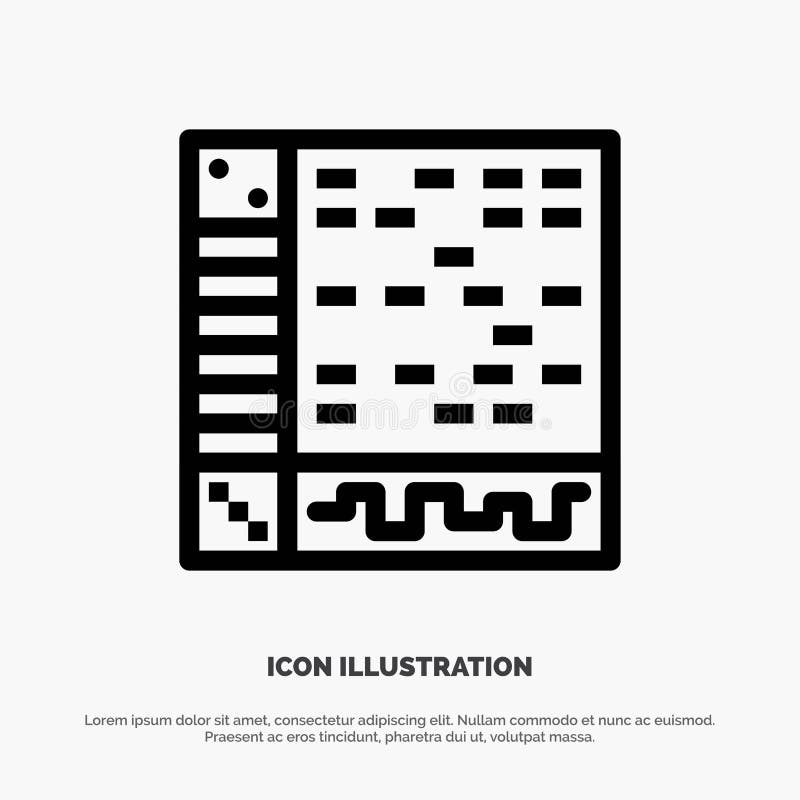 Ableton, Application, Audio, Computer, Draw Line Icon Vector royalty free illustration Ableton, Application, Audio, Computer, Draw Line Icon Vector royalty free illustration