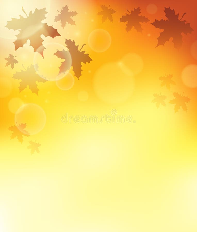 Autumn theme background 3 vector illustration