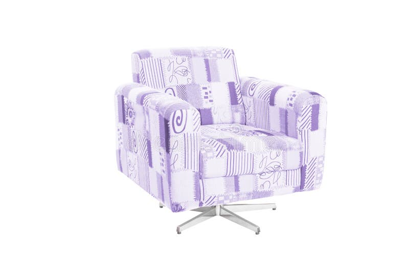 Color armchair. Modern designer chair on white background. Texture chair, appointment, business, comfortable, contemporary, cushioned, decor, elegance, empty stock photo Color armchair. Modern designer chair on white background. Texture chair, appointment, business, comfortable, contemporary, cushioned, decor, elegance, empty stock photo