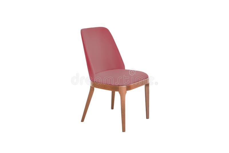 Color wooden and fabric Chair. Isolated on white, background, business, comfortable, contemporary, cushioned, decor, design, elegance, everyday, front royalty free stock photos Color wooden and fabric Chair. Isolated on white, background, business, comfortable, contemporary, cushioned, decor, design, elegance, everyday, front royalty free stock photos