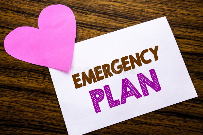 Conceptual hand writing text showing Emergency Plan. Concept for Disaster Protection written on sticky note paper, wooden wood bac. Conceptual hand writing text royalty free stock images Conceptual hand writing text showing Emergency Plan. Concept for Disaster Protection written on sticky note paper, wooden wood bac. Conceptual hand writing text royalty free stock images