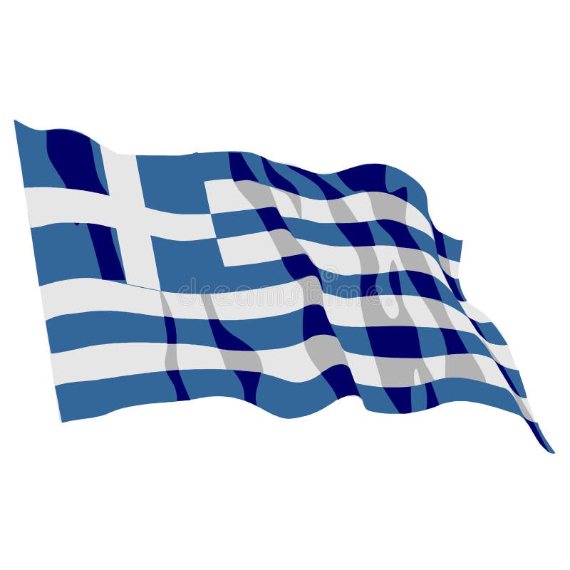 Greece Flag vector illustration