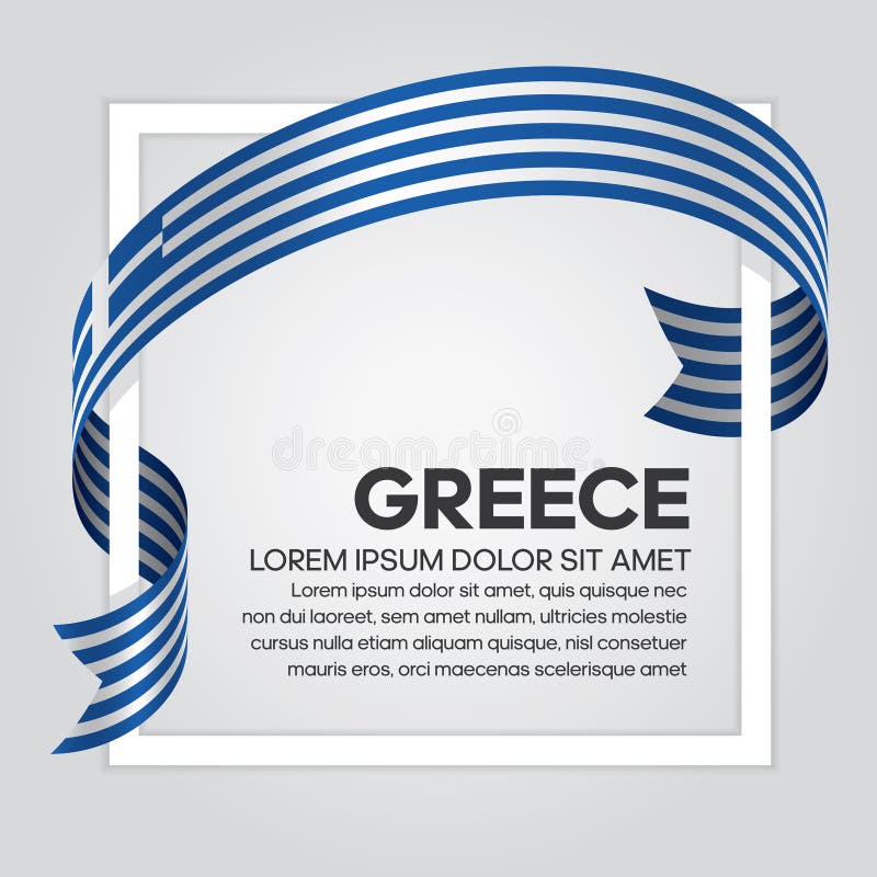 Greece flag background vector illustration