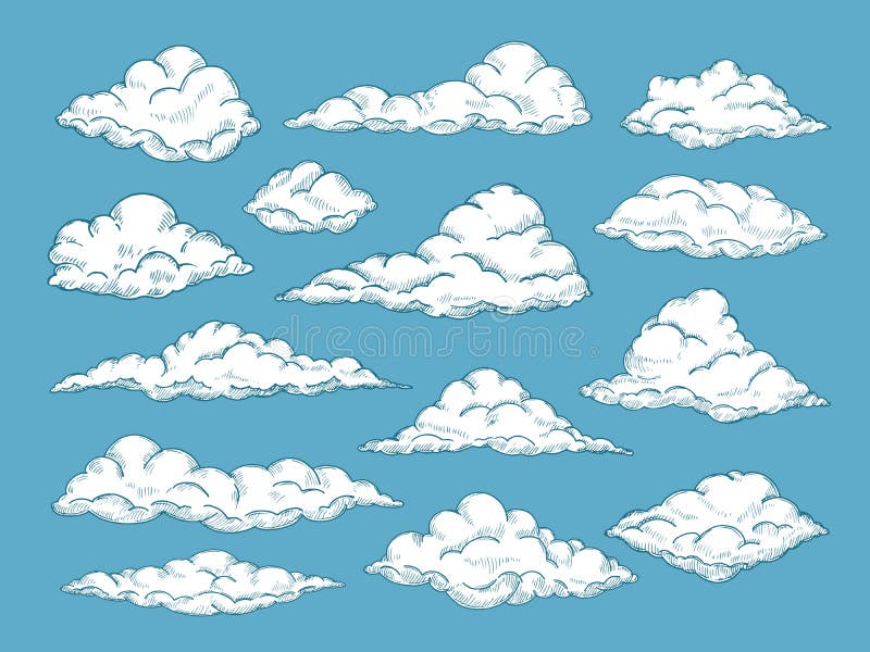 Маленькие облака рисунок