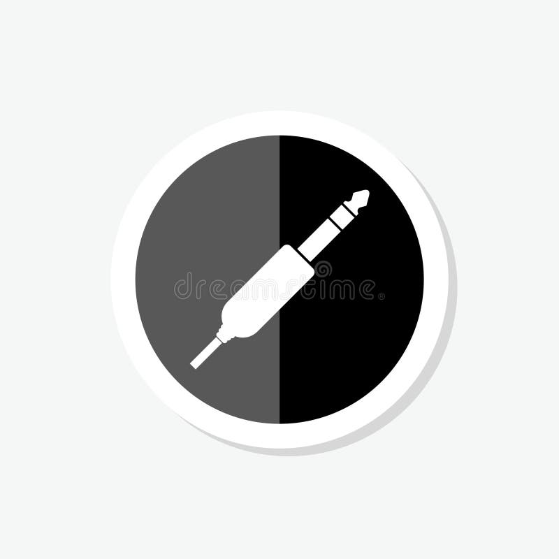 Jack sticker isolated on white background. Jack icon trendy and modern jack symbol for logo vector illustration