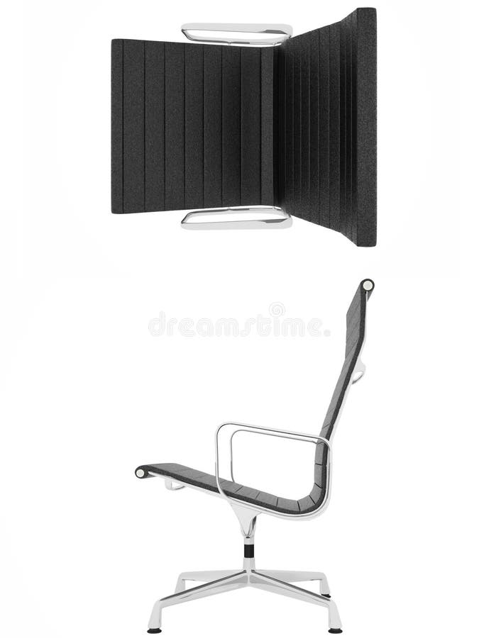 Office chair. Elevation for interior design perspective plan layout retouch royalty free stock image Office chair. Elevation for interior design perspective plan layout retouch royalty free stock image