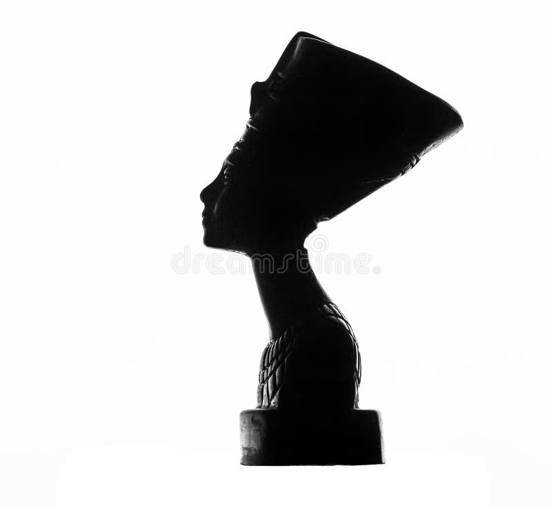 Statuette of Nefertiti stock images
