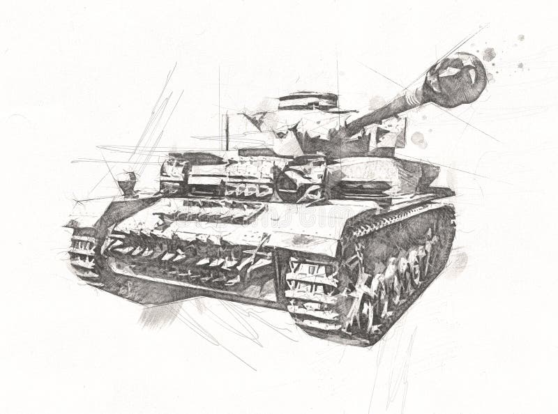 Vintage the tank isolated drawing sketch art illustration art illustration for design. Vintage the tank isolated drawing sketch art illustration for design. Good stock illustration