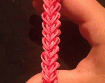 how to weave loom bands bracelet angel heart