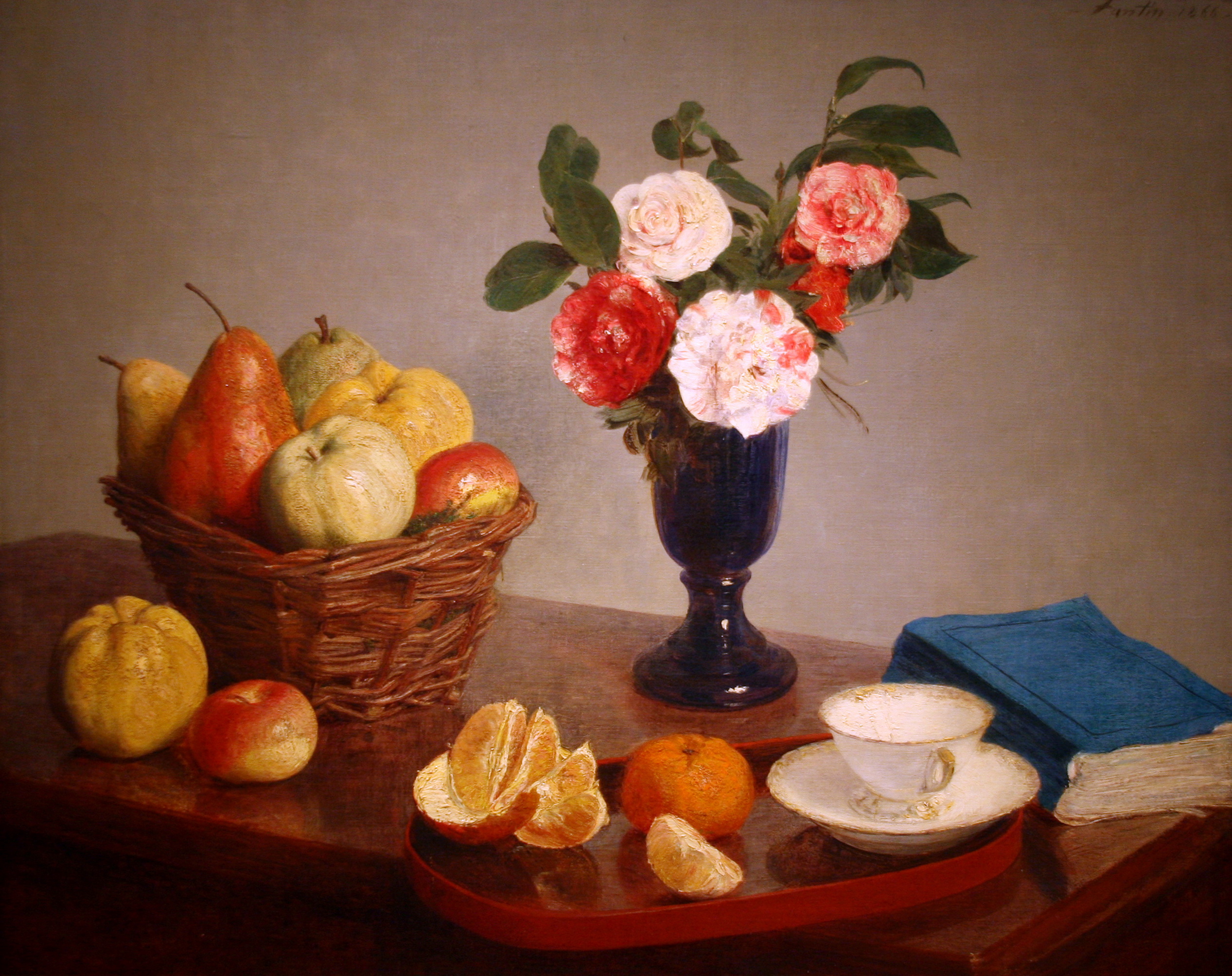 Still Life by Henri Fantin Latour %284992228998%29