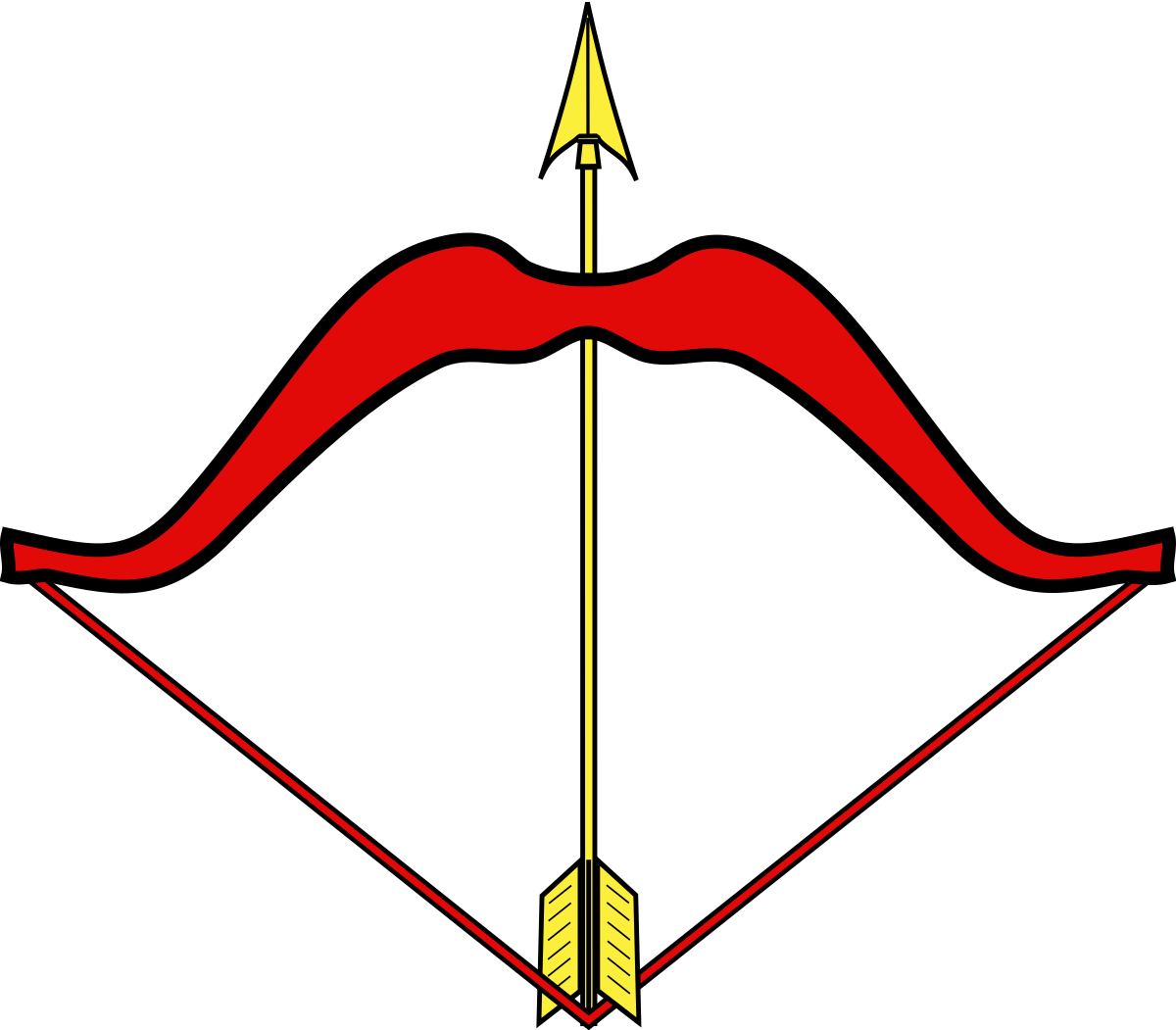 1200px H%C3%A9raldique meuble Arc et fl%C3%A8che.svg