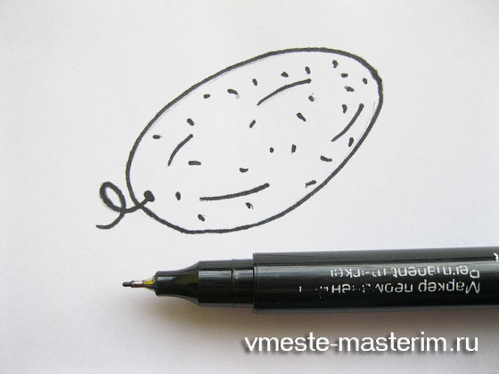 Как нарисовать огурец карандашом поэтапно