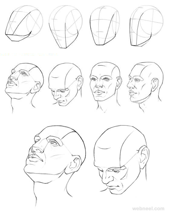 how to draw faces