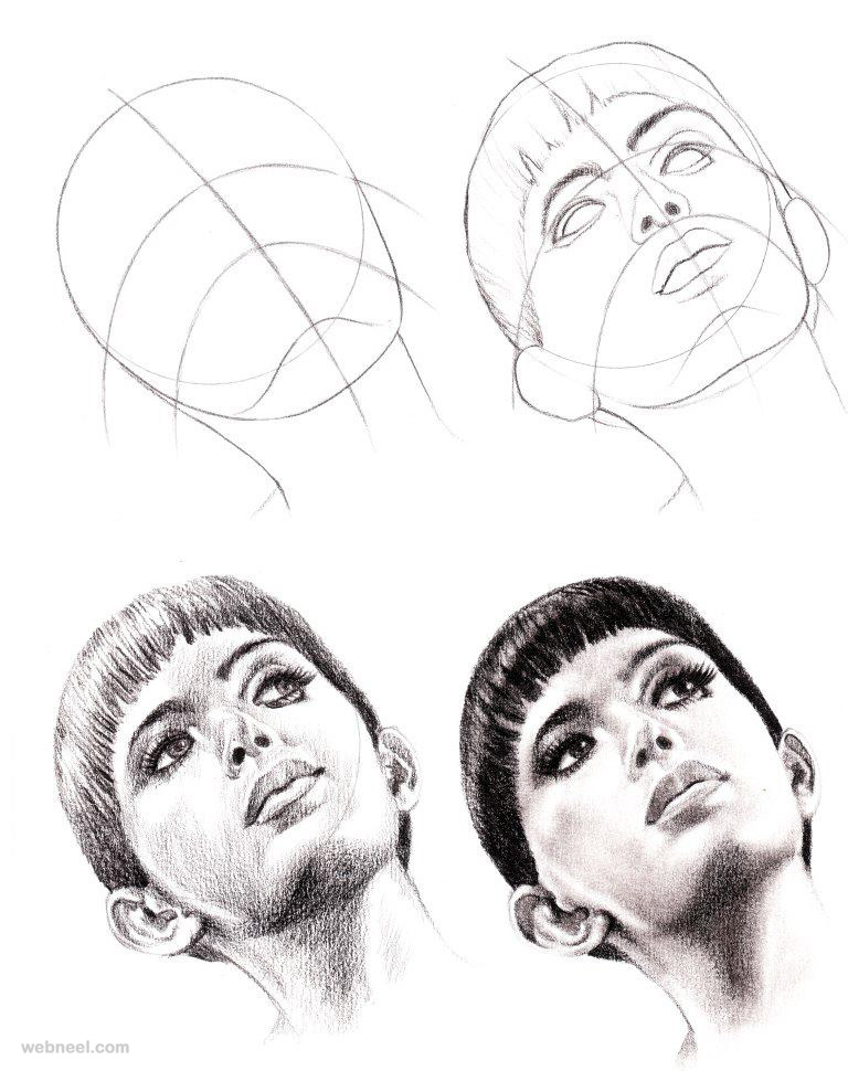 how to draw faces