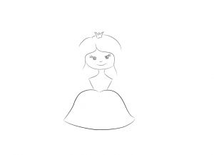 как нарисовать принцессу 6