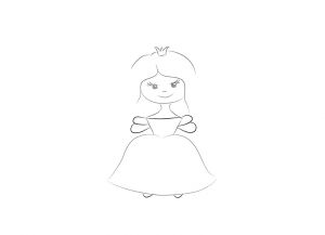 как нарисовать принцессу 7