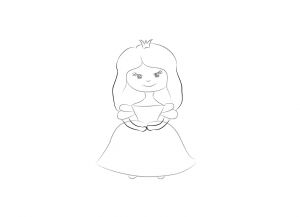 как нарисовать принцессу 8